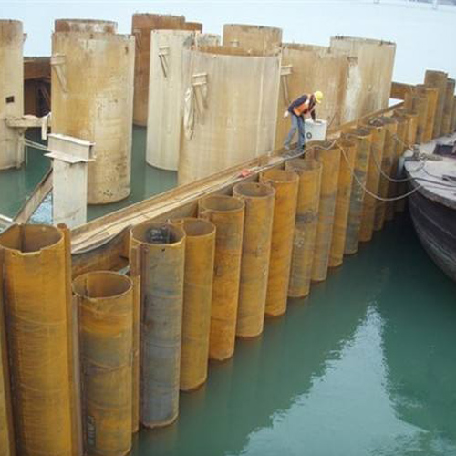 常州钢护筒现场安装